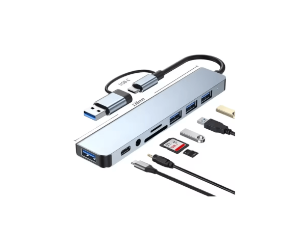 Hub USB 3.0 (8 en 1)